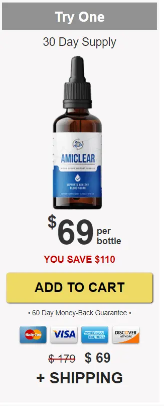 Amiclear 1 bottle order