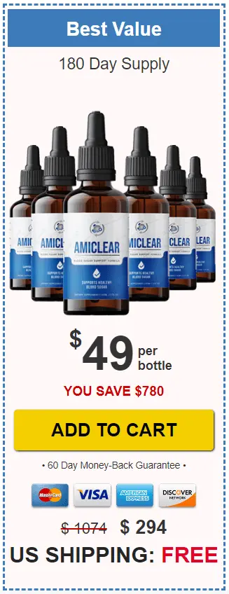 Amiclear 6 bottle order